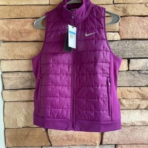 Nike purple fuchsia Therma-Fit Running Vest Medium NWT